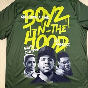 Boyz N The Hood Los Angeles Baseball Jersey Men's L Green 2024 Movie Graphic Tee